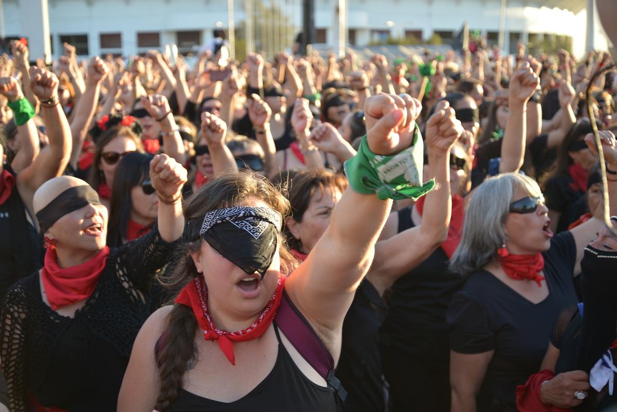 Le femministe in protesta in Cile. Credits: Patricio Hurtado, Pixabay