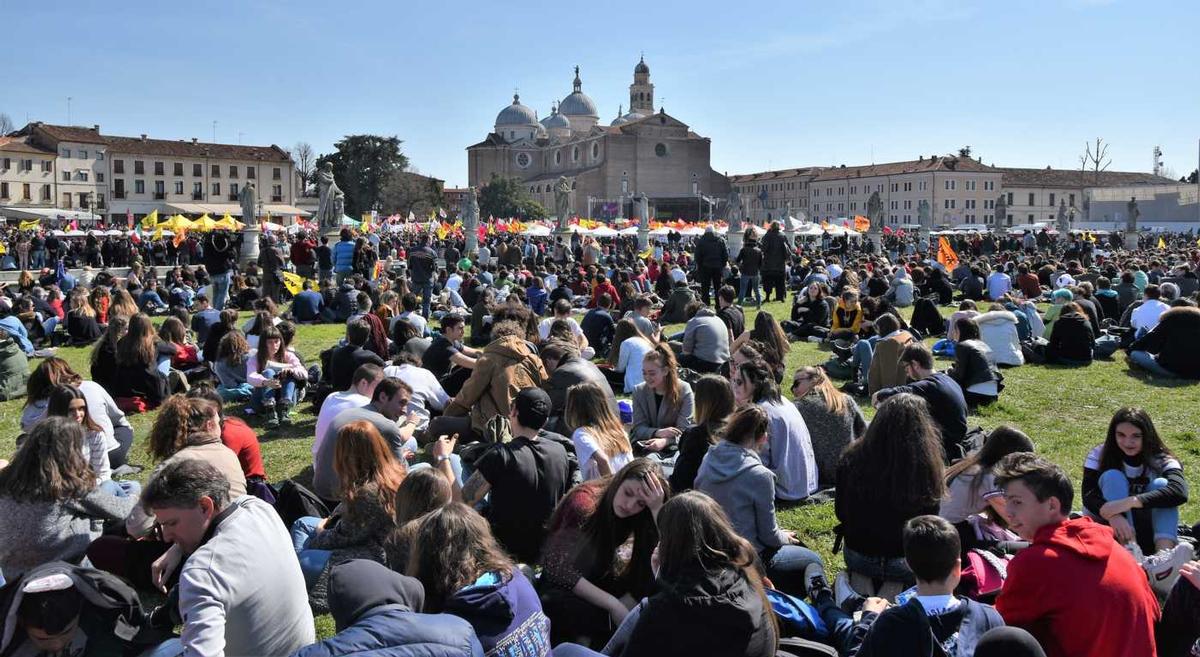 Padova, 21 marzo 2019, la manifestazione in ricordo delle vittime innocenti di mafia (Gian Battista Raffetti)