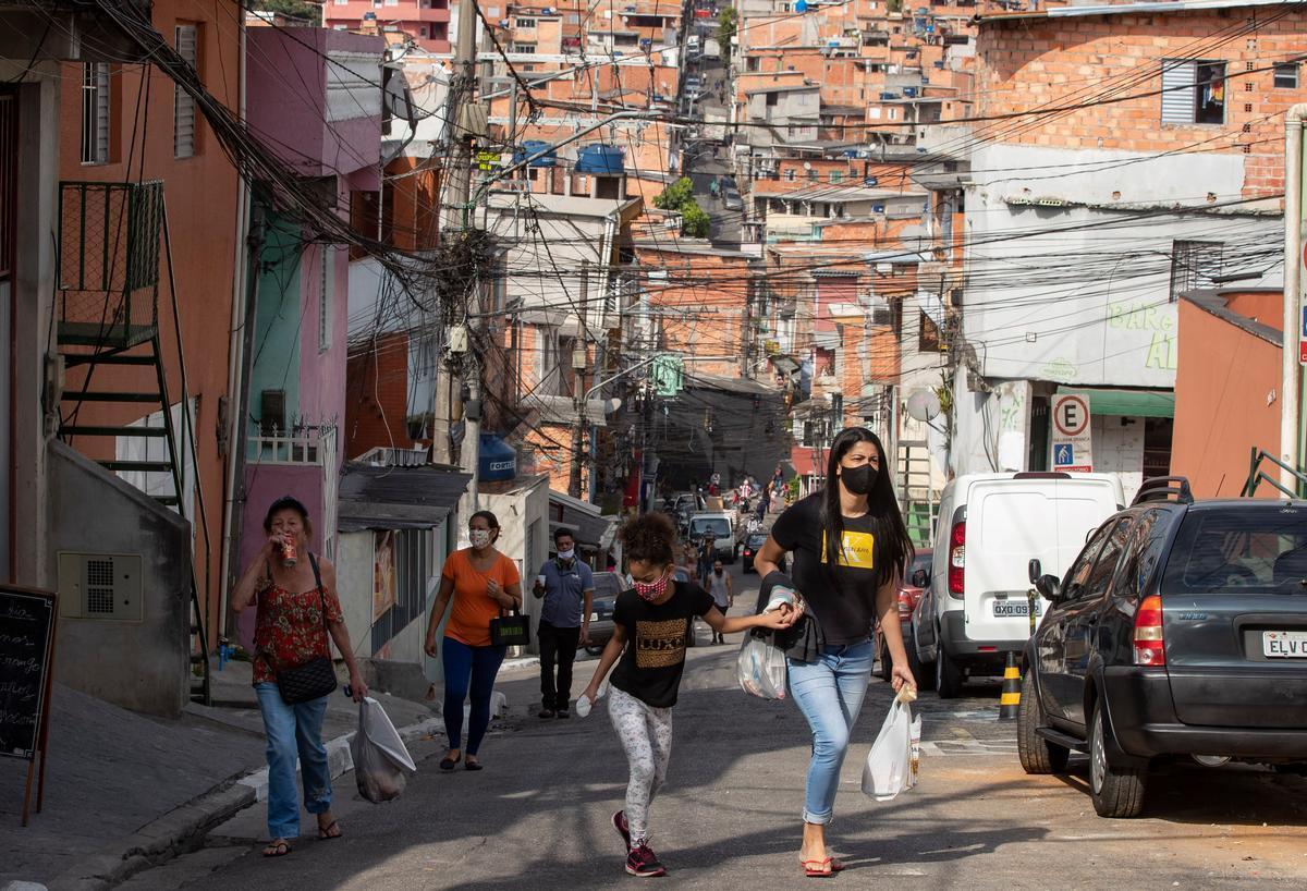 Paraisopolis, favela di San Paulo (Andre Penner - AP)